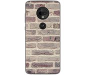 Tumundosmartphone Funda Gel Tpu para Motorola Moto G7 / G7 Plus diseño Ladrillo 01 Dibujos
