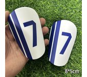 1Pair Mini Football Shin Pad Leg Protector Wear-resistant Shock Absorbing Leg Protector Soccer Training Shank Board