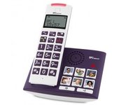 Teléfono Inalámbrico TELECOM 7607 con Agenda y Volumen Extra
