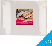 Glotomania Caja para Tarta Blanca Funcakes - 40 X 30 Cm (25 U) - Resistente