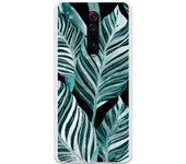 Funda compatible con Xiaomi Mi 9T (Redmi K20) - Be Unique Funda Gel helechos fondo negro