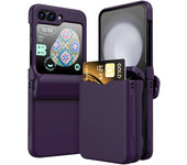 Flip Cover Card Insertion Phone Case for Samsung Galaxy Z Flip 5 Galaxy Z Flip 3 4 6 Shockproof Fall Prevention Phone Cover