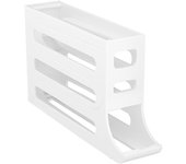 Egg DispenserAutomatic Rolling Egg Tray Organizer, Space Saving Refrigerator Egg , Holds 28 Eggs Simultaneously -B
