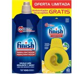 FINISH Abrillantador Abrillantador Lavavajillas 500 ml + Ambientador Lavavajillas