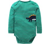 2024 New Fashion Newborn Cartoon Long Sleeve Baby Boy Bodysuits Soft 100%Cotton Baby Clothes Set Infant  Jumpsuit