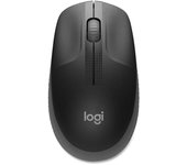 Logitech Ratón inalámbrico M190 - Diseño curvo ambidiestro de tamaño completo, batería de 18 meses con modo de ahorro de energía, control preciso del cursor y desplazamiento, rueda de desplazamiento