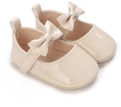 Baby Girls Shoes Bowknot Princess Dress Shoes PU Anti-slip Soft Sole Infant First Walkers Newborn Crib Baby Shoes