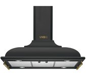 Campana de isla Cortina Smeg KCI19AOE 90cm Antracita smeg  Hornos Placas y Campanas SMEG 8017709212506