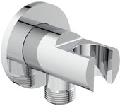 IDEAL STANDARD BC807AA Soporte Pared Redondo con Toma Cromo