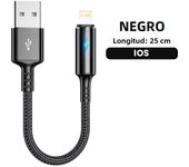 Cable de carga rápida USB tipo C 25cm 3A para iPhone Huawei Xiaomi Power Bank Cable DE DATOS Micro USB Lightning compatible con USB tipo C