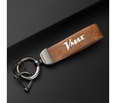 High-Grade leather Motorcycle Keychain Holder Keyring for Yamaha VMAX 1200 VMAX 1700 VMAX1200 VMAX170 Accessories