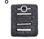 Decoration For Apple watch band Diamond Jewelry Charms for iWatch Bracelet Silicone Strap Accessories Galaxy watch 4/Classic/3