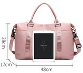 Bolsa de viaje, Bolso Deportivo, Bolso de Gimnasio, Bolso de viaje de fin de semana de un solo hombro para Mujer, separación Seca y húmeda, Gran capacidad