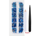 AAAA 4008-6016Pcs Hot Fix Rhinestones Set Crystal Glass Hotfix Rhinestone Applicator Iron-on Strass Rhinestone Heat-fix Tool Gun