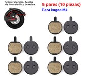 1-5Set 10 Inch Electric Scooter Brake Pads Kick Scooter Replacement Parts for KUGOO Skateboard Folding Bike Brake Pads