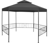 vidaXL Cenador de Jardín 323x275x265 cm 180 g/m² Tienda Toldo Porche Color Blanco,  Antracita,  Beige y mas