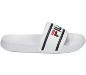 Fila, Morro Bay 2.0, Chancla, Sportwear, Playa, Piscina, Suela de Caucho, Niño, Blanco, FFT0028_10004//