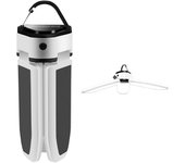 Linterna de Camping Recargable, 30W 1000 Lúmenes 5 Modos Lámpara de Camping Colgante Plegable, Lámpara Portátil para Patio Jardín Barbacoa Senderismo (Carga Solar) [Clase de eficiencia energética A]