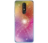 Tumundosmartphone Funda Gel Tpu para Alcatel 3 2019 diseño Abstracto Dibujos