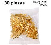 30/50/100pcs 453u Type 0.3-1.5mm2 Terminal Connector Dual Interface Terminal Electronic High Precision Yellow Copper