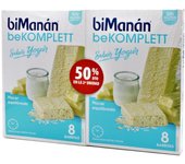 BIMANAN BEKOMPLETT BARRITAS SABOR YOGUR 2 CAJAS DE 8 UNIDADES