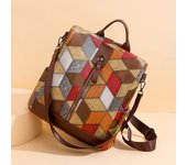Anti-theft Waterproof PU Leather Women Backpack Female Travel Bag Casual Schoolbag For Teenage Girls Multi-pocket Bookbag