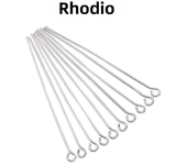 100-200Pcs/Lot 10-70mm Heads Eye Flat Head Pin Gold Plated Ball Head Pins for Jewelry Findings Making Accessories Supplies