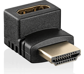 CABLEPELADO Adaptador HDMI Acodado | Ángulo de 270° | Adaptador HDMI en Ángulo | Macho a Hembra | Contactos Chapados en Oro | Compatible con Full HD 3D y 4K