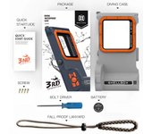 Underwater Snorkeling Diving Waterproof Case for iPhone 14 Samsung S23 Xiaomi 13 Bluetooth Connection Control Cameras Zoom Video