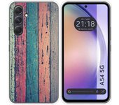 Funda Silicona para Samsung Galaxy A54 5G diseño Madera 10 Dibujos