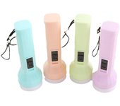 24 mini linternas Macaron - Colores surtidos, idea de regalo portátil y novedosa, linterna de regalo