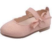 Spring Summer Children Girls Korean Style Fashion Casual Cute Elegant British Style Shoe Bowknot Design Soft Bottom Anti-Slip