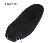 Summer Cool 3D Mesh Motorcycle Seat Cover Breathable Scooter Seat Covers Cushion Anti-Slip cover Grid Protection pad