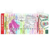 STABILO - swing cool Deskset marcador permanente Azul, Verde, Naranja, Pastel, Rosa, Rojo, Amarillo 18 pieza(s) 275/18-01-5