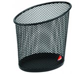Archivo 2000 - ARCHIVO 2000 PORTALÁPICES DE REJILLA MESH ALBA GRAN CAPACIDAD 105X70X105 MM NEGRO ALMESHCUP NE