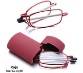 Folding Reading Glasses for Men and Women Telescopic Legs Rotation Presbyopia Eyeglasses Includes Glasses Case Strength+1.0-4.0