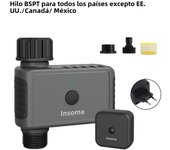 Insoma Wifi Automatic Sprinkle Timer Remote Garden Water Timer Smart Irrigation Watering System Hose Control Unit Support Alexa