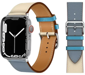 Leather Watch band for Apple Watch Straps 46mm 44mm 41mm 45mm 38-42mm 40mm 49mm bracelet iWatch series 10-Ultra 9-8-7-SE-6-5-4-3