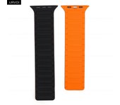 URVOI Band for Apple Watch ultra 2 Series 10 9 8 7 6 Magnetic silicone loop for iWatch band strong magnet closure Wristband 49mm