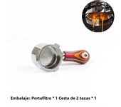 51mm Bottomless Portafilter For Delonghi 9155/9255/9355/9335/9665 Stainless Steel Naked Coffee Handle With Basket