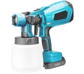 1000ML Electric Spray Gun High Power Cordless Paint Sprayer HVLP Auto Furniture Steel Coating Airbrush For Makita 21V Battery