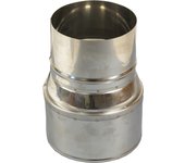 Reducción tubo chimenea acero inoxidable - 140-120 mm