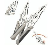 2 alicates multifuncionales para cortar cables, alicates para dividir cables, herramienta profesional para pelar cables eléctricos, herramienta de engarzado para cortar cables eléctricos