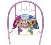 Arditex Silla Metal Shimmer And Shine 35.5 X 30 X 33.5 Cm - Diseño Metálico Resistente