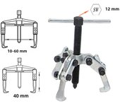 Bearing Gears Puller Jaw Puller Pump Pulley Remover for Automotive Flywheel, Bicycle Motorcycle Wheel Sturdy Hand Repair Tool