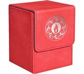 MTG Card Deck Box,hold 100+ single sleeved cards,PU leather denim embossed.
