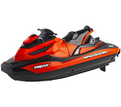 Moto de agua radio control TREXX con 2 motores, emisora 2,4Ghz y batería de 3,7V 24,5x22x9 cm (Ninco NH99038)