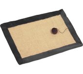 GREATOOL Alfombra rascador para Gatos, Divertido Juguete para ratón 40x50cm, rascador para Gatos de sisal Natural, Protector Duradero para Muebles contra rasguños para Gatos