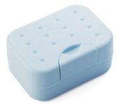 Jabonera de viaje Jabonera portátil con tapa Jabonera de plástico Jabonera impermeable Diseño de cerradura para senderismo, hogar, ducha, baño