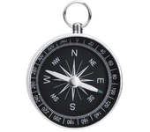 G44 Compass Keychain Pendant Aluminum Alloy Metal Material Portable Gift Mini Pocket Outdoor Adventure Travel Compass